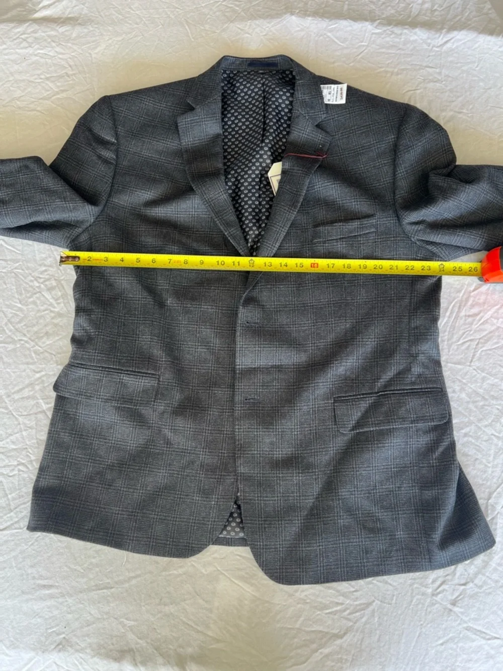 Jos. A. Bank Grey & Black‎ Plaid Suit Jacket